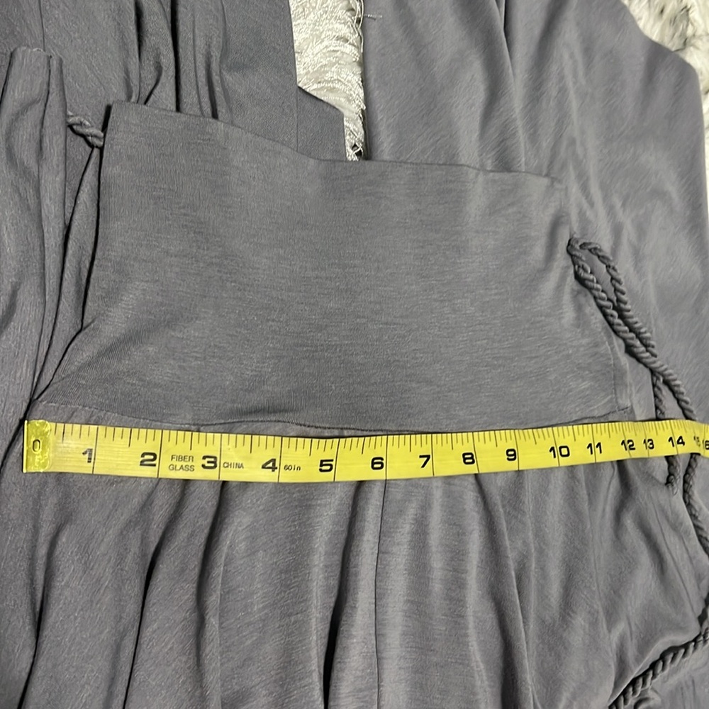Y2K RARE Forever 21 Uneven Hem High Waisted MIDI A-line Skirt Gray XSmall - Picture 14 of 16